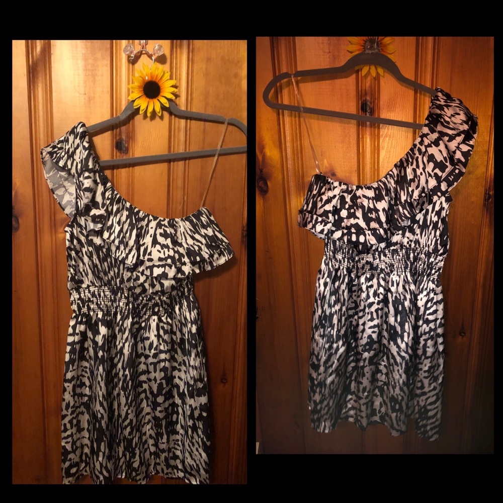Black and white dress